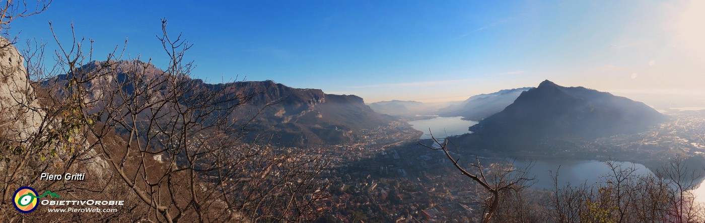 60 Rientriamo alla Madonna del Carmine con iniziale tramonto su Lecco, i suoi laghi, i suoi montia.jpg